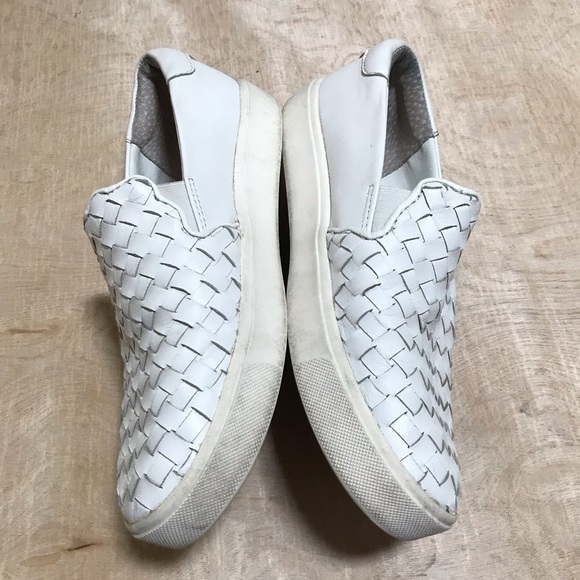 Sam Edelman Eda White Leather Sneakers Size 6.5 - Picture 4 of 8